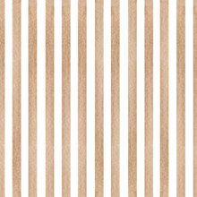 Watercolor Hand Drawn Seamless Pattern With Abstract Stripes In Brown Color Isolated On White Background. Good For Textile, Background, Wrapping Paper Etc.