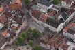 Luftbild: Altstadt von Bensheim an der hessischen Bergstrasse