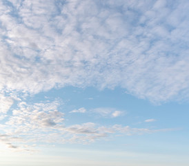 Wall Mural - blue sky white clouds skyscape texture background