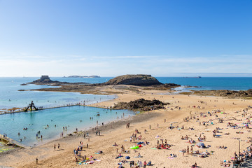 Saint-Malo, France. Bon Secours Beach