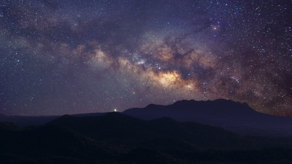 Wall Mural - detailed star on sky in milky way