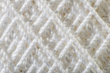 White Yarn Close Up