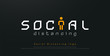 © geengraphy - social distancing logo design concept for corona virus, covid 19 . Vector illustration