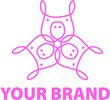 Trzy świnki logo design