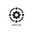 WORKFLOW ICON , OPERATIONS BUSINESS ICON