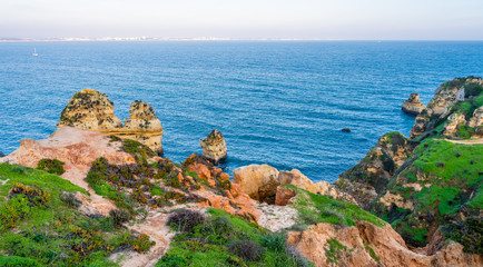 Ponta da Piedade in Lagos, Algarve, Portugal	