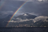 Fototapeta Tęcza - Jezioro Como, Włochy