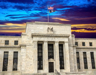 Wall Mural - Federal Reserve Building in Washington DC, United States, FED