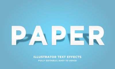 white paper text effect