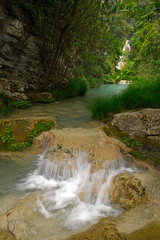 Canvas Print - idyllischer Wasserfall 