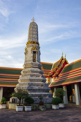 Wat Pho or Wat Phra Chetuphon, Temple of the Reclining Buddha. Bangkok, Thailand