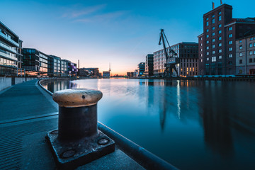 Sunrise at Münster harbor 