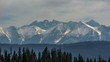 Panorama Tatr z Pienin Spiskich z Góry Żar