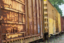Abandoned Train Cars