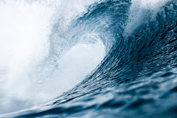 View of wave in sea