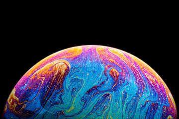 Wall Mural - soap bubble macro photography