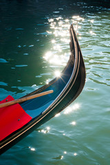 Wall Mural - Ancient gondola in Venice