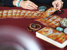 Tarot Card Reading Fortune Teller Astrologer Divination Selected Focus