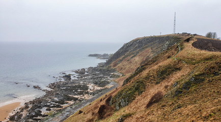 Wall Mural - Fife Coastal Path from Lower Largo to St Monans - Scotland, UK