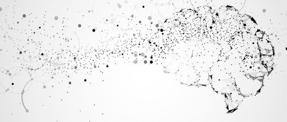 Technology data background, idea of global business solution