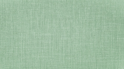 Poster - Mint green natural cotton linen textile texture background