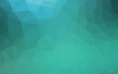 Wall Mural - Light BLUE vector triangle mosaic texture. A sample with polygonal shapes. Elegant pattern for a brand book.