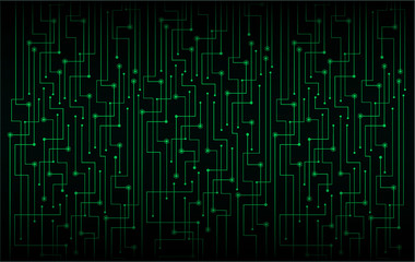 cyber circuit future technology concept background