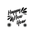 © misbakhul - happy new year icon vector illustration, concept text symbol object holiday