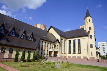 Catholic Cathedral of Jesus the Merciful in Vitebsk. Belarus.