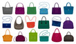 © Svitlana - Woman bag isolated cartoon set icon. Vector illustration handbag on white background. Vector cartoon set icon woman bag.