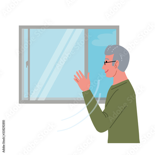 換気をする 男性 コロナウイルス イラスト Stock Vector Adobe Stock 換気をする 男性 コロナウイルス イラスト Stock Vector Adobe Stock