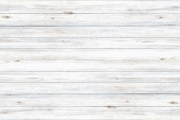 Wall Mural - white washed old wood background texture, wooden abstract textured backdrop