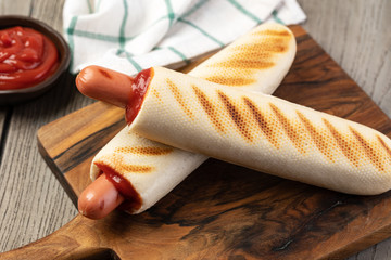 Canvas Print - French hot dog