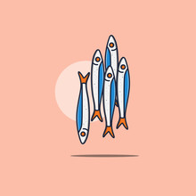 Sardines Vector Illustration