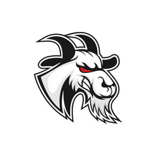 Goat Sport Logo Mascot Element