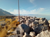 Fototapeta Fototapety pomosty - Przepiękne krajobrazy z jeziorami na tle gó skalistych  w Utah USA
