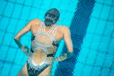 Compétition de natation synchronisée