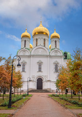 Wall Mural - Orthodox church of St. Catherine. Catherine's Cathedral in Tsarskoe Selo (Pushkin), St Petersburg, Russia