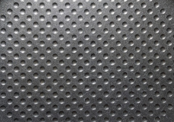 Metallic background with dot pattern. Industrial, abstract background.