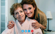 © David Pereiras - Video call screen with senior woman recovering in hospital with her doctor