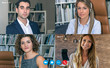 © David Pereiras - Group business video call screen with four people