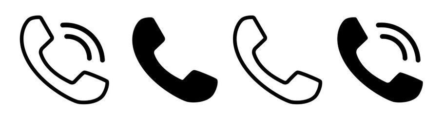 contact us.telephone, communication. icon in flat style. vector illustration. phone icon set. teleph