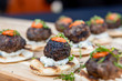 Greek Meatball Canapes