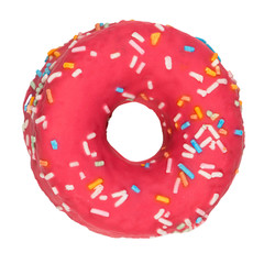 Sticker - Pink donut isolated