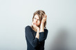 © aeroking - Young woman looking scared