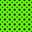 Seamless Dotted-Pattern Design With Harlequin Green Background