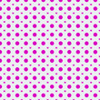 Seamless Pink Doted Pattern Design With White  Background