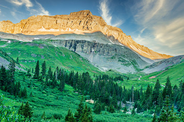 Sticker - Colorado Mountain Scene Near Ouray  