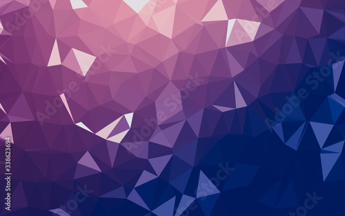 Mata magnetyczna Streszczenie tło low poly, trójkąt geometrii