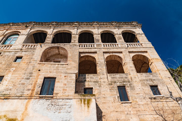 Benedictine Abbey of San Vito. Polignano a mare. Puglia.  Italy.